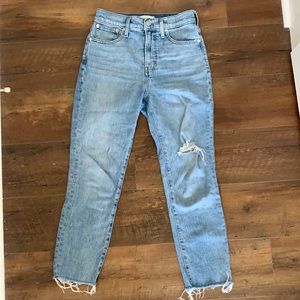 Madewell perfect vintage crop Jean